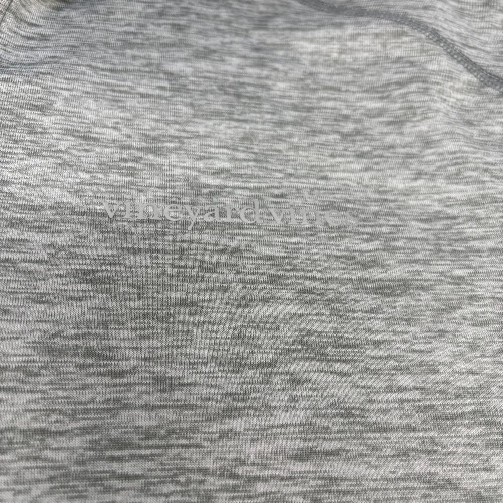 Vineyard Vines Performance Mens Small Gray 1/4 Zip Long Sleeve Pullover Sweater - Picture 3 of 6